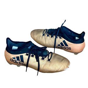 Adidas X 17.2 FG Techfit Soccer Cleats Metallic Gold Black CP9186 Men’s Sz US 11